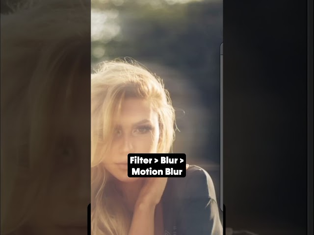 How to Create a MOTION BLUR Effect in Photoshop! #shorts #photoshop #tutorial #graphicdesign #design