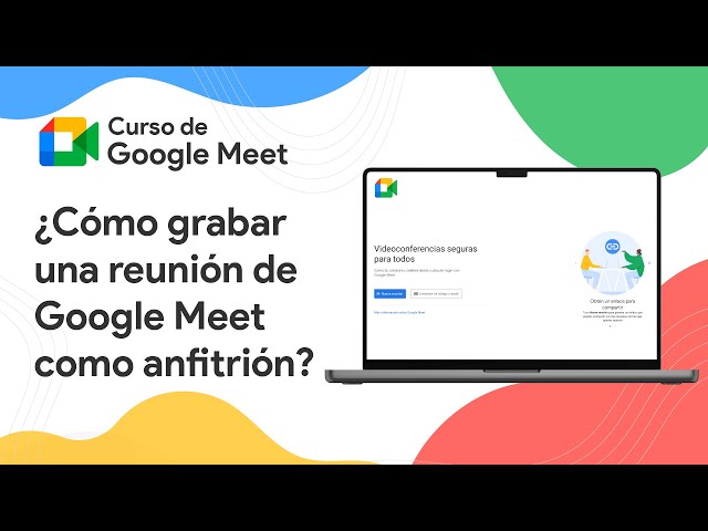 How to record a Google Meet meeting as a host? | Google Meet Course