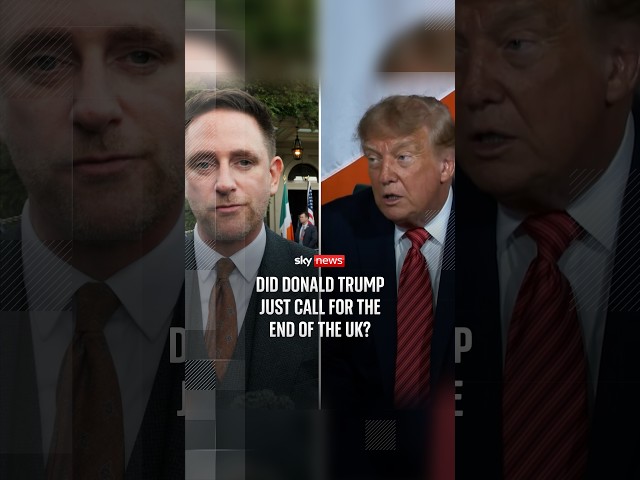 Did Donald Trump just call for the end of the UK?