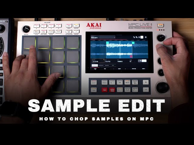 The SECRET to chop SAMPLES in SAMPLE EDIT  with MPC Live mk2