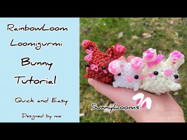Rainbow Loom Loomigurumi Bunny Tutorial (Easy) 🐰🐇
