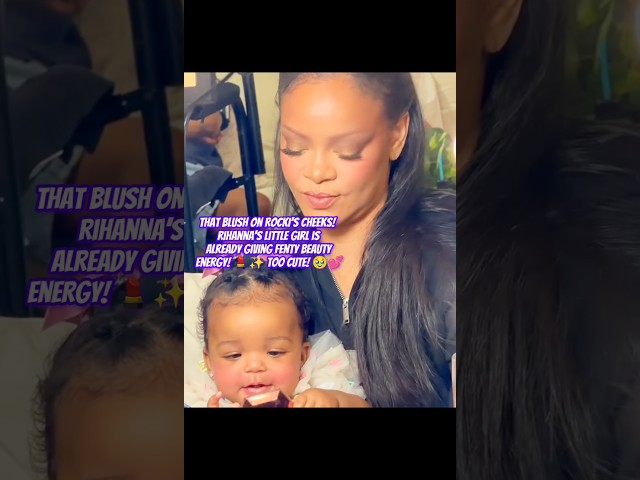 Rihanna's Daughter Is A Mini Makeup Icon