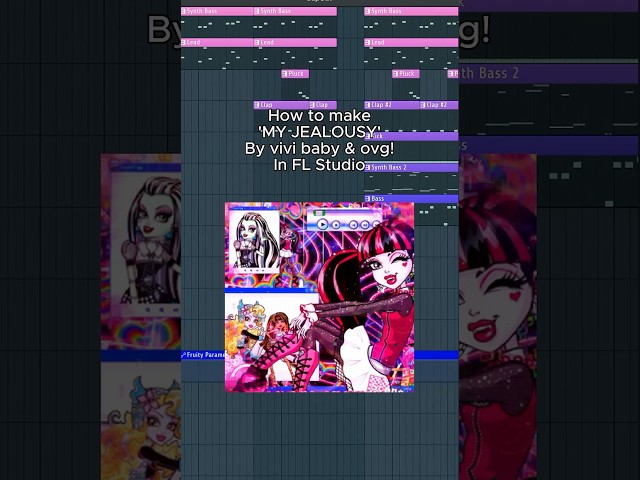 How to make 'MY JEALOUSY' By vivi baby & ovg! In FL Studio #flstudio #hyperpop