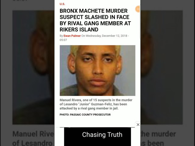 Manuel Rivera slashed by a Bloods member. #justiceforjunior