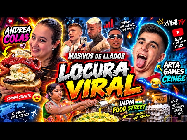 Andrea Colas + MASIVOS + India Food Street + Arta Games CRINGE | DIA 1 | xNikott TV 24H ?