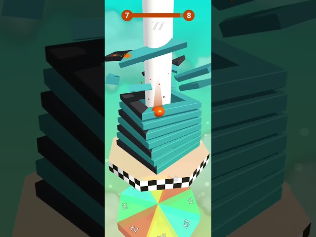 Amazing Graphics + Perfect Drop 😱 Stack Ball 3D #shorts #viral