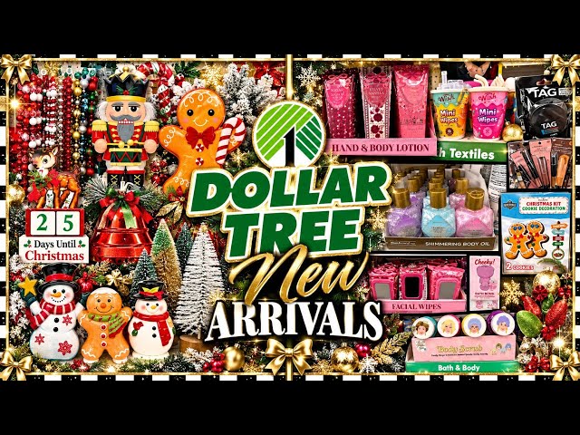 DOLLAR TREE CHRISTMAS 2026 🎄 NEW ARRIVALS ARE $1 HERE!! | $1.25 HOLIDAY DECOR JACKPOT!