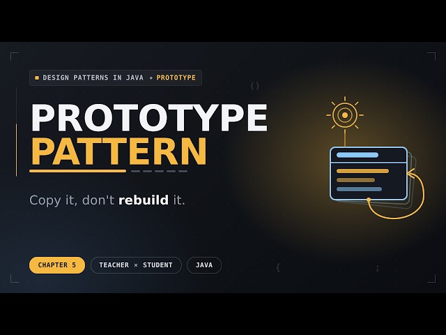 Design Pattern Ch.5 - Cloneable Is a Trap — The Modern Prototype Pattern in Java