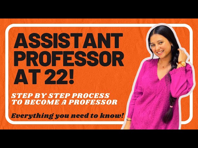 Step by Step process to become Assistant Professor in India | Eligibility | Age | UGC NET exam