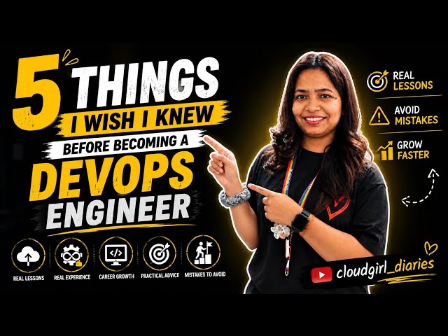  I Wish I Knew these Before Becoming a DevOps Engineer #devops 