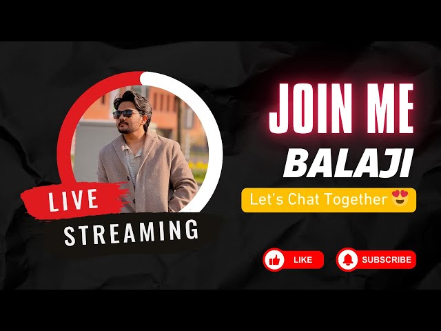 🚀 Live with Balaji Chippada | Data Science, Career & Reality Check