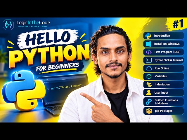 1. Getting Started with Python | Hello Python