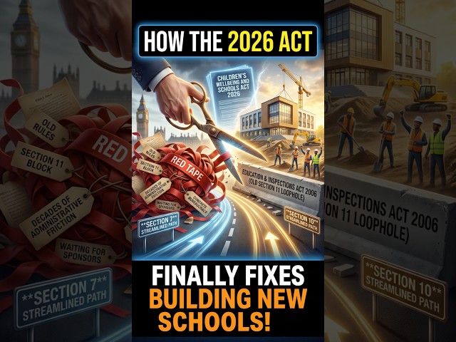 How the 2026 Act FINALLY Fixes Building New Schools! 🏫