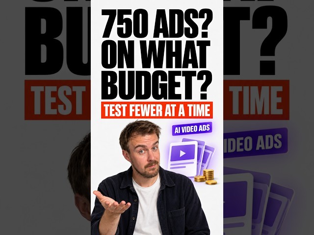 The Catch With Making 750 Ads