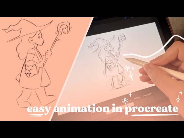 HOW TO USE PROCREATE FOR ANIMATION | animating in procreate step-by-step