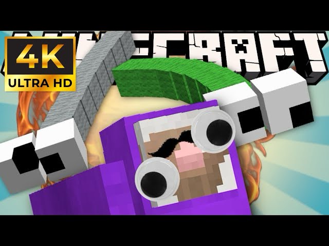 SLITHER.IO IN MINECRAFT!? | Minecraft Minigames (4K Remastered Version)