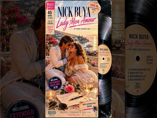Nick Buya - Lady Mon Amour #remix #clubmusic #80smusic #best  #musica  #dj   #top  #eurodance #hit