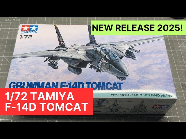 Tamiya 1/72 F-14D Tomcat 60795: A look inside the box **NEW RELEASE**