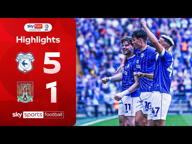Promoted Bluebirds demolish doomed Cobblers | Cardiff 5-1 Northampton | EFL Highlights