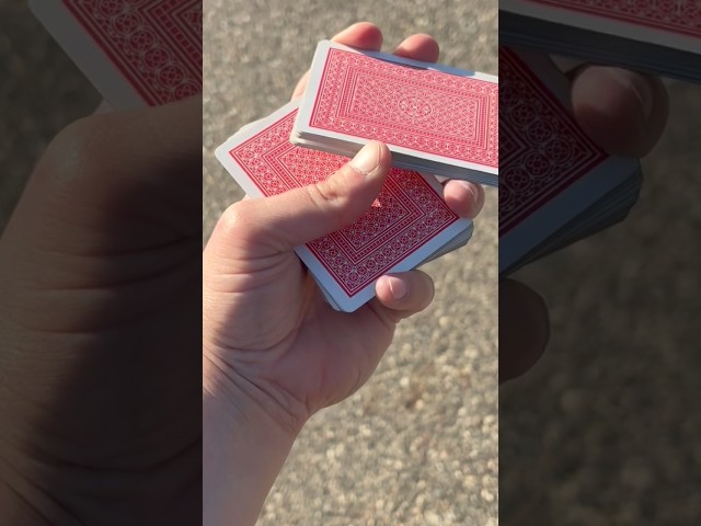Cardistry One Handed #carddeck #cards #cardcreations