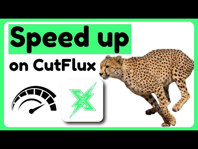 Complete Speed Editing Tutorial in CutFlux: Speed, Duration, Curves & Presets