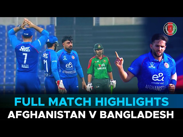 Full Match Highlights | Afghanistan vs Bangladesh | 1st ODI 2025 | 311T