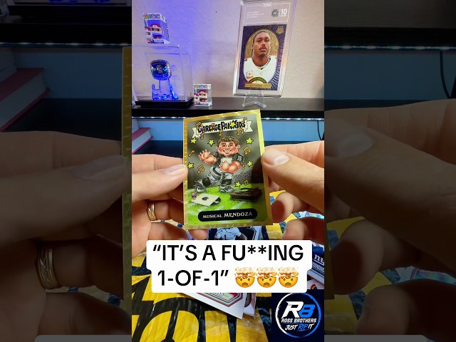 “We’re gonna be on Topps!” 😭❤️👏 these two just found a HUGE Mendoza card 🤯