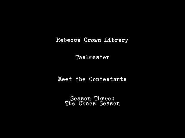 Rebecca Crown Library Taskmaster Season 3