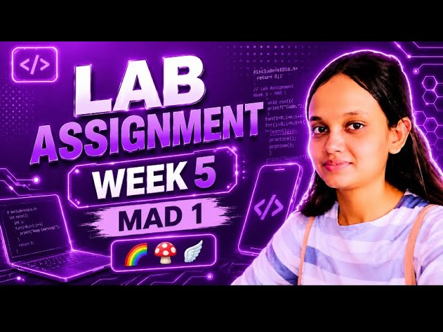 Mad 1 Lab Assignment | Week 5 | AI Gurl 👾………………..#mad1 #labassignment #iitmbs #week5 