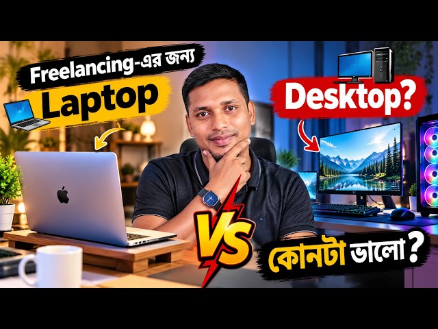 Freelancing-এর জন্য Laptop নাকি Desktop? 💻 কোনটা ভালো? | Freelancer Family