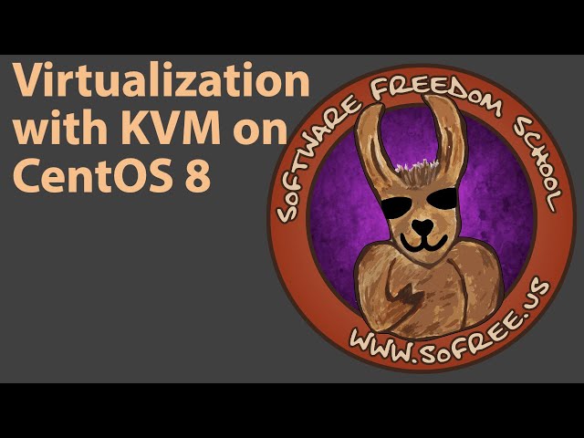Desktop Virtualization with KVM on CentOS 8
