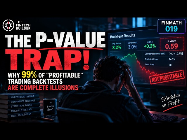 The P-Value Trap: Why 99% of "Profitable" Trading Backtests Are Complete Illusions