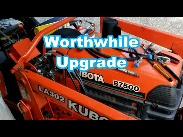 Replacing Hoses and Upgrading My Tractor - Kubota B7500