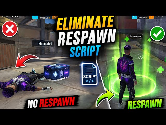 DAY 5🔥 Eliminate + Respawn Script | Free Fire Craftland Script Tutorial