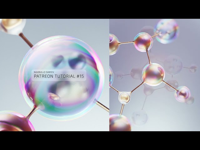 How to Build Smooth Organic Shapes + Create Stunning Materials | Cinema 4D Redshift  Tutorial