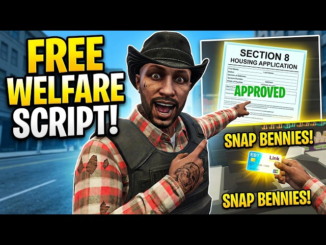 Section 8 Housing Script for FiveM | EBT Cards & Grocery Stores