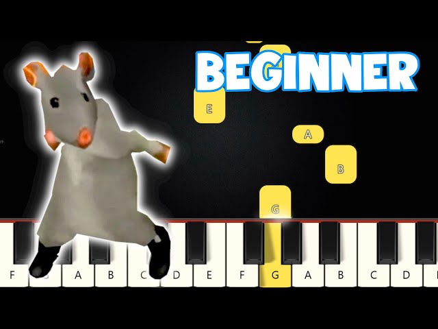 Rat Dance Meme | Beginner Piano Tutorial | Easy Piano