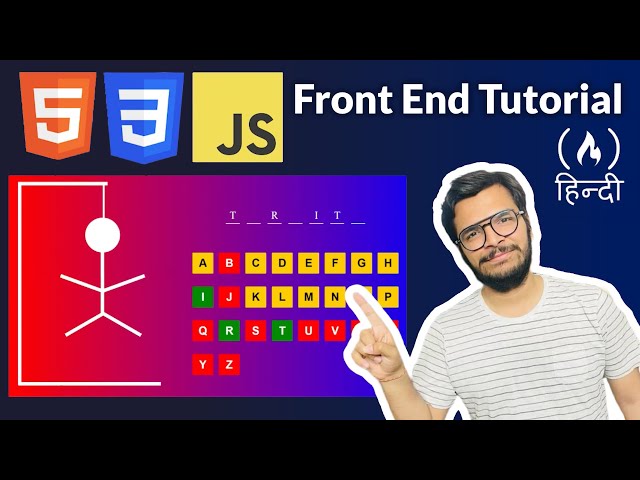 Beginner Web Dev Project in Hindi – Hangman Game (HTML, CSS, JavaScript)
