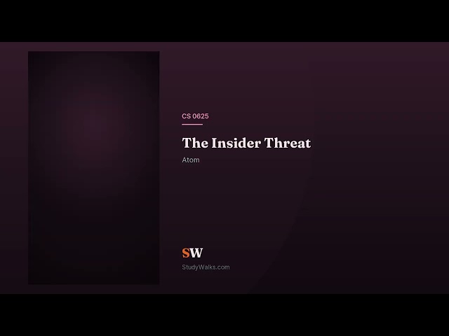 Security & Governance — Computer Science Unit 11