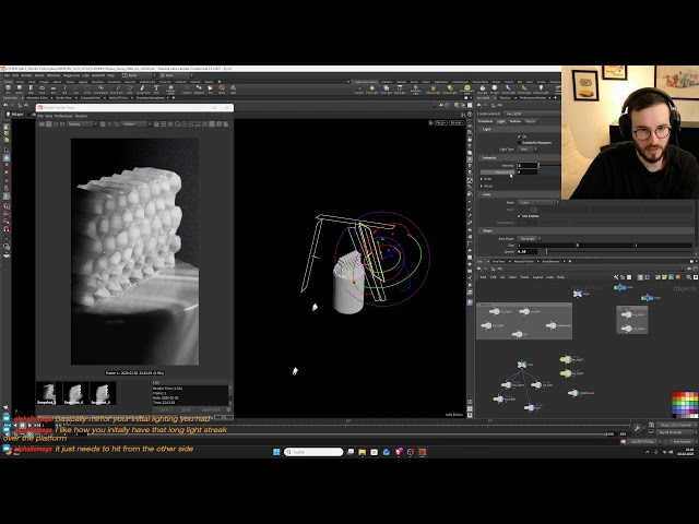 we create a honey simulation with houdini FX