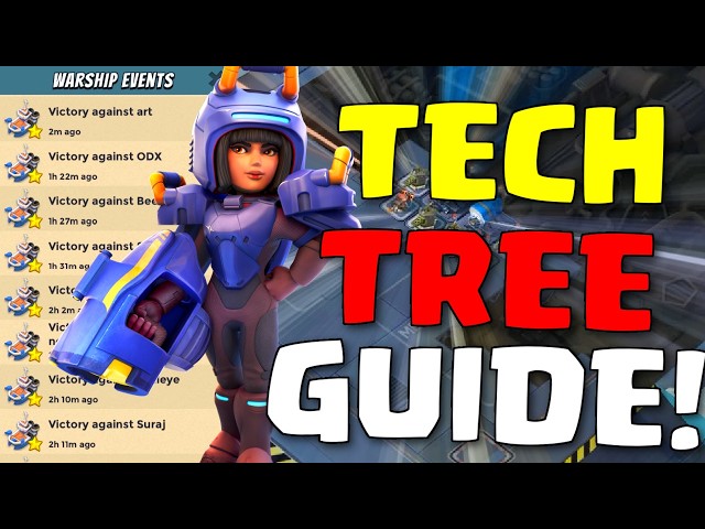 THE Season 87 Tech Tree Guide! // Boom Beach Warships