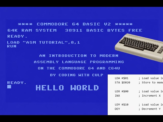 Modern Assembly Language Programming on the C64: Part 1