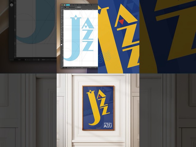Nowa Fala Jazzu / New Wave of Jazz - Poster design ✏️_ @Affinity #jazz #posterdesign #affinity #noai