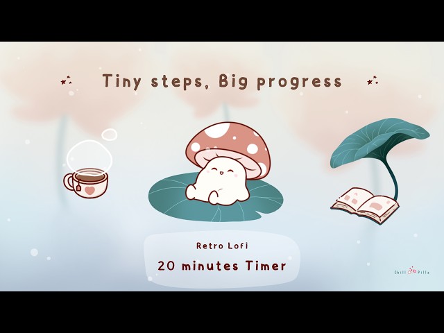 20 minutes Focus with Mushie | Deep work ADHD & Classroom Focus Timer | Pond Mushie