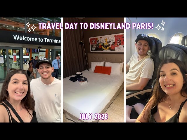 Disneyland Paris Travel Day in July! LHR to CDG, Aparthotel Adagio Serris & L'Atelier Boulangerie