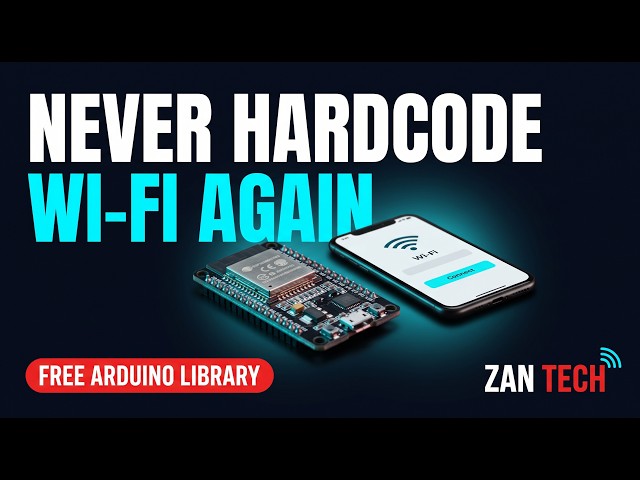 Stop Hardcoding Wi-Fi in Your ESP32 Projects — Do This Instead
