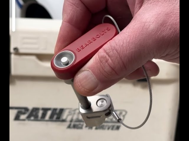No Keys Bear Proof Cooler Lock bearbolts.com
