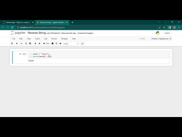 How to Reverse a String in One Line in Python