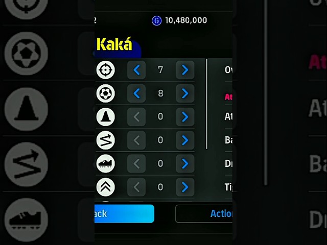 Kaka 107 training |Kaka best training #efootball2026 #pes