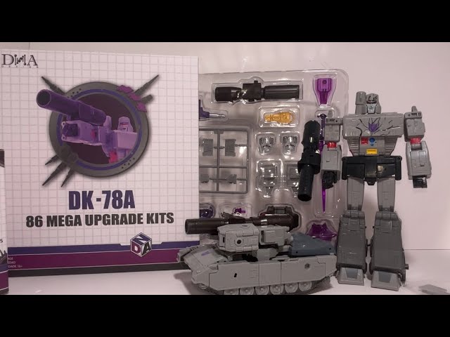 DNA design upgrade kits DK 78A unboxing review & tutorial for transformers studio series 86 Megatron